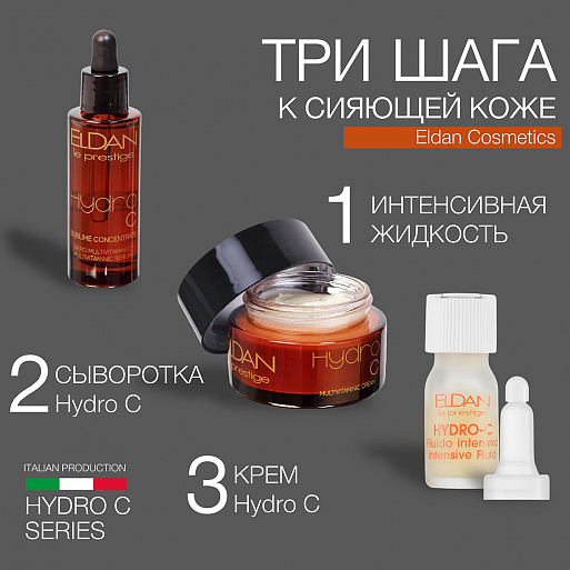 Мультивитаминная сыворотка «ГИДРО С» Мультивитаминная сыворотка «ГИДРО С»